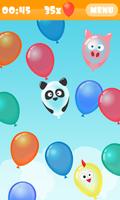 Boom ballon pour les enfants Affiche