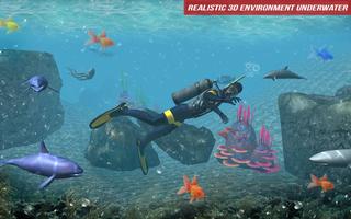 Underwater Scuba Diver Survival: Shark Hunger 2018 screenshot 3