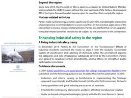 UNECE Annual Report 2014 Screenshot 1