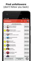 Unfollowers - followers analytics پوسٹر