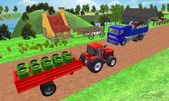 Farm Transport Tractor Games 2018 โปสเตอร์