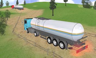 Offroad Oil Tanker Truck game 2018 poster