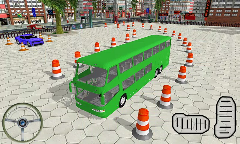 As imagenes e detalhes do jogo de 3D Estacionamento para Onibus - Mundo