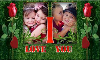 Dual Love Photo Frame Plakat