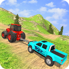 Tractor Towing Car Simulator Games icône