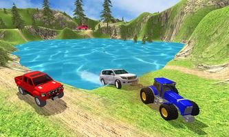 Tractor Towing Car Simulator Games اسکرین شاٹ 1
