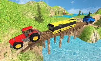 Tractor Towing Car Simulator Games capture d'écran 2