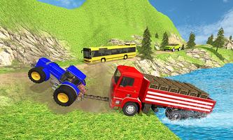Tractor Towing Car Simulator Games capture d'écran 3