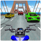 Moto Bike Race Highway Traffic icône