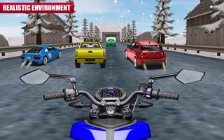Moto Bike Race Highway Traffic Ekran Görüntüsü 2