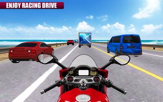 Moto Bike Race Highway Traffic capture d'écran 3