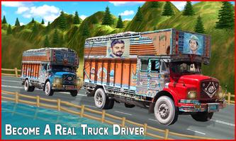 Indian Cargo Truck Sim 2018 โปสเตอร์