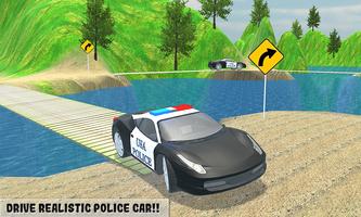 Police Car Driver Offroad 2018 Affiche