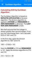 Euclidean Algorithm capture d'écran 3