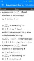 Sequences of Real Numbers capture d'écran 1