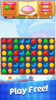 Cookie Crush Match - Jam Blast ภาพหน้าจอ 1