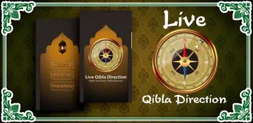 Dirección en vivo de Qibla