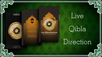 Live Qibla Direction poster
