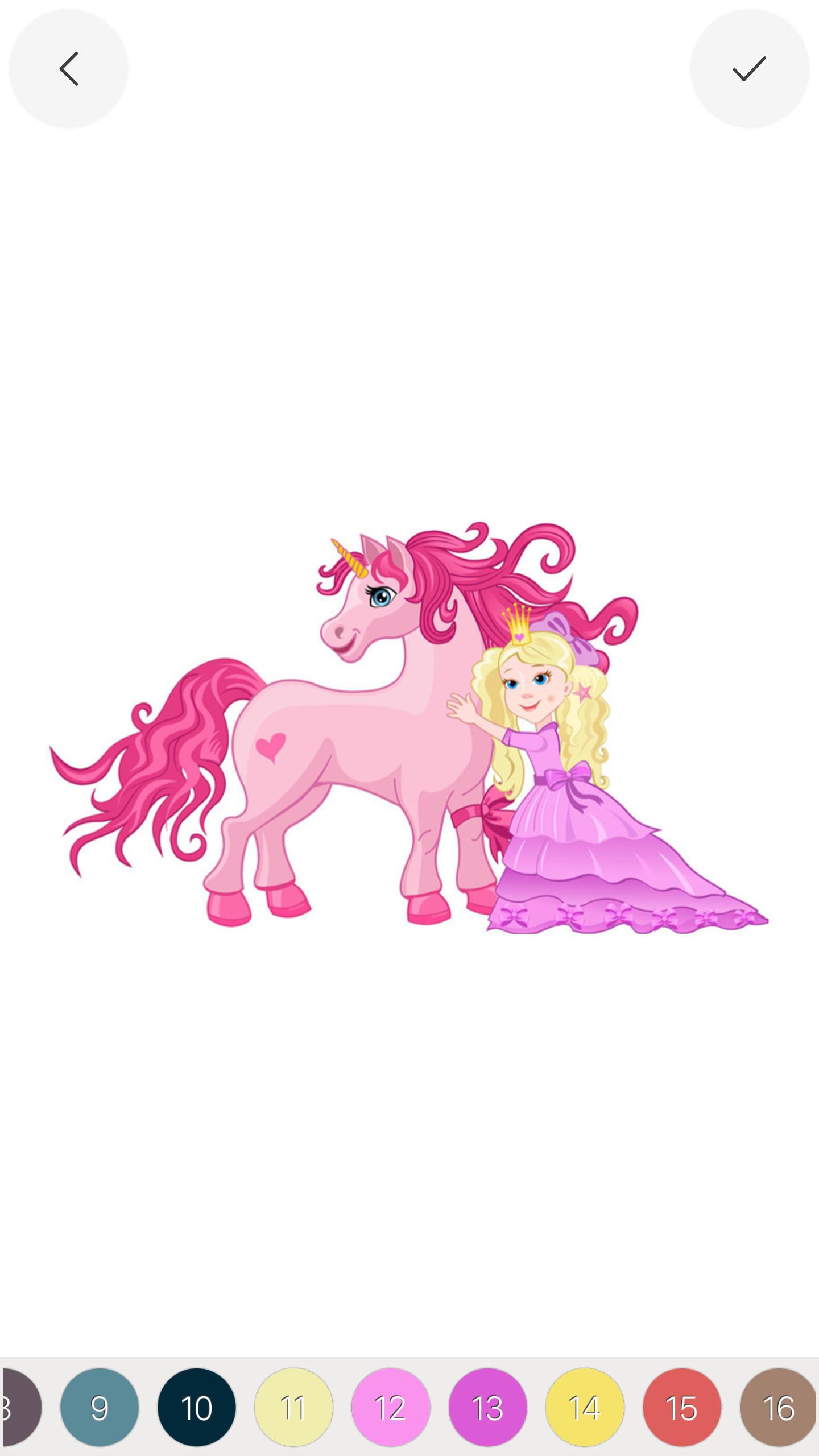 Unicorn - Color by Number Sandbox Coloring Pages for Android - APK Download