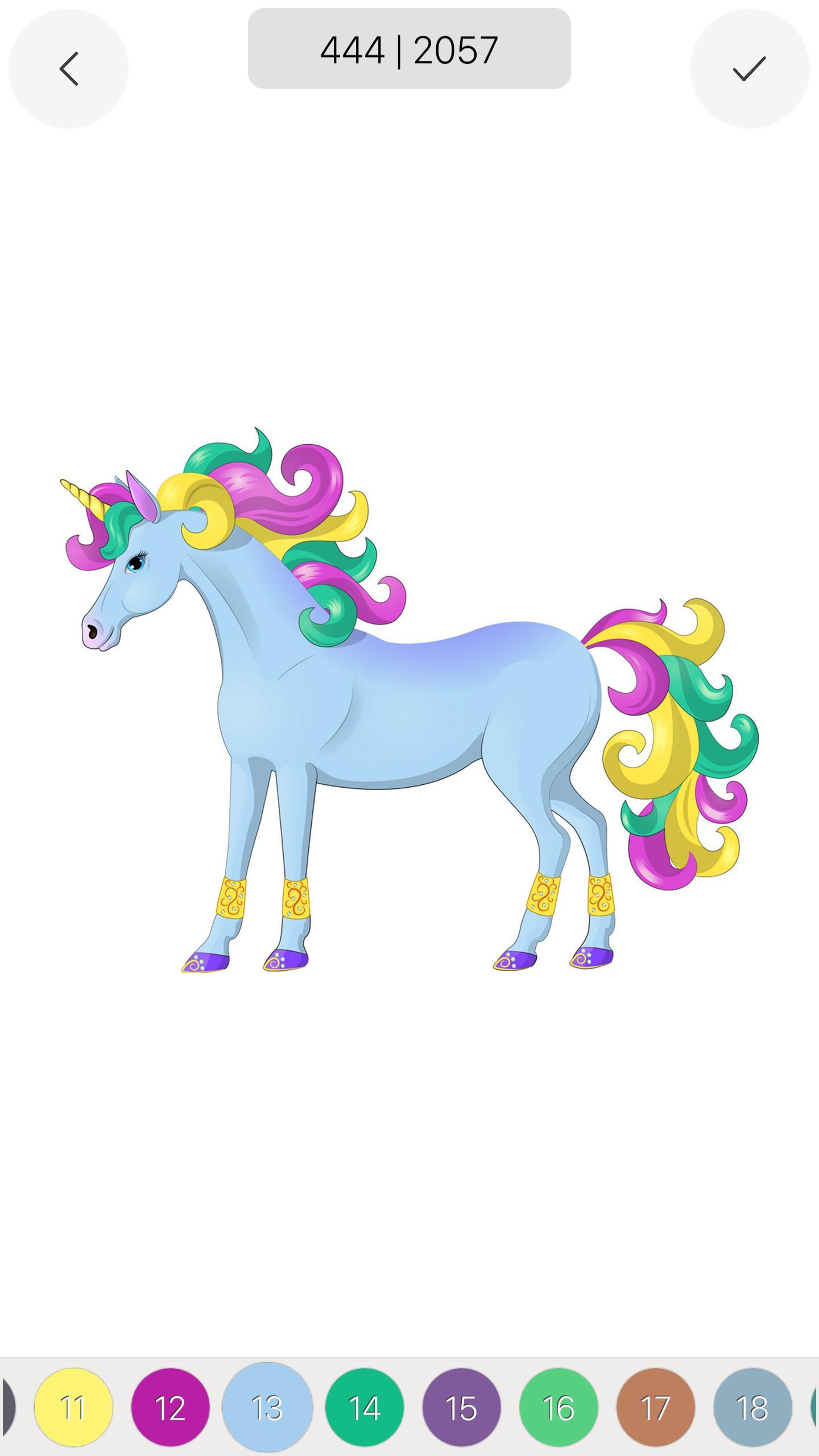 Download Unicorn - Color by Number Sandbox Coloring Pages for ...