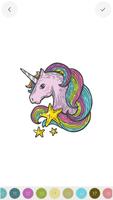 Unicorn - Color by Number Sandbox Coloring Pages screenshot 1