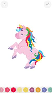  Unicorn  Color  by Number Sandbox Coloring  Pages  for 