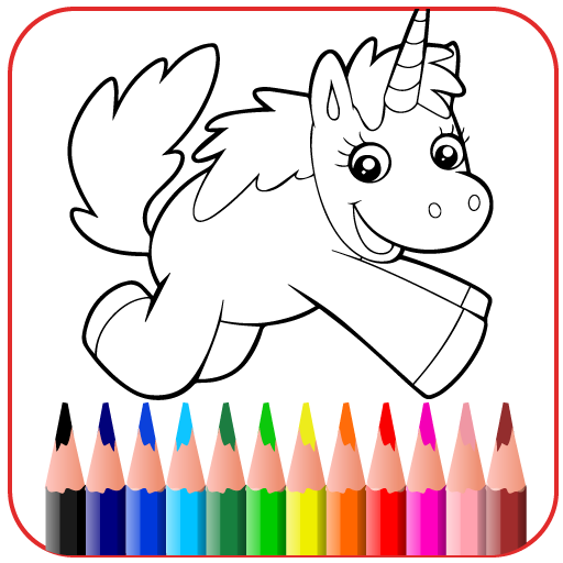 Unicorn Coloring Book - Color By Number