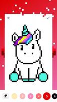 Unicorn Coloring Book - Color By Number poster