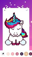 Unicorn Coloring Book - Color By Number screenshot 1