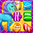 Unicorn Candy Mania 💎 Match 3 Jewel Puzzle SAGA. APK