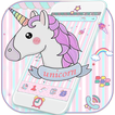 Thème licorne arc-en-ciel