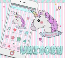 Unicornio arco iris tema captura de pantalla 2
