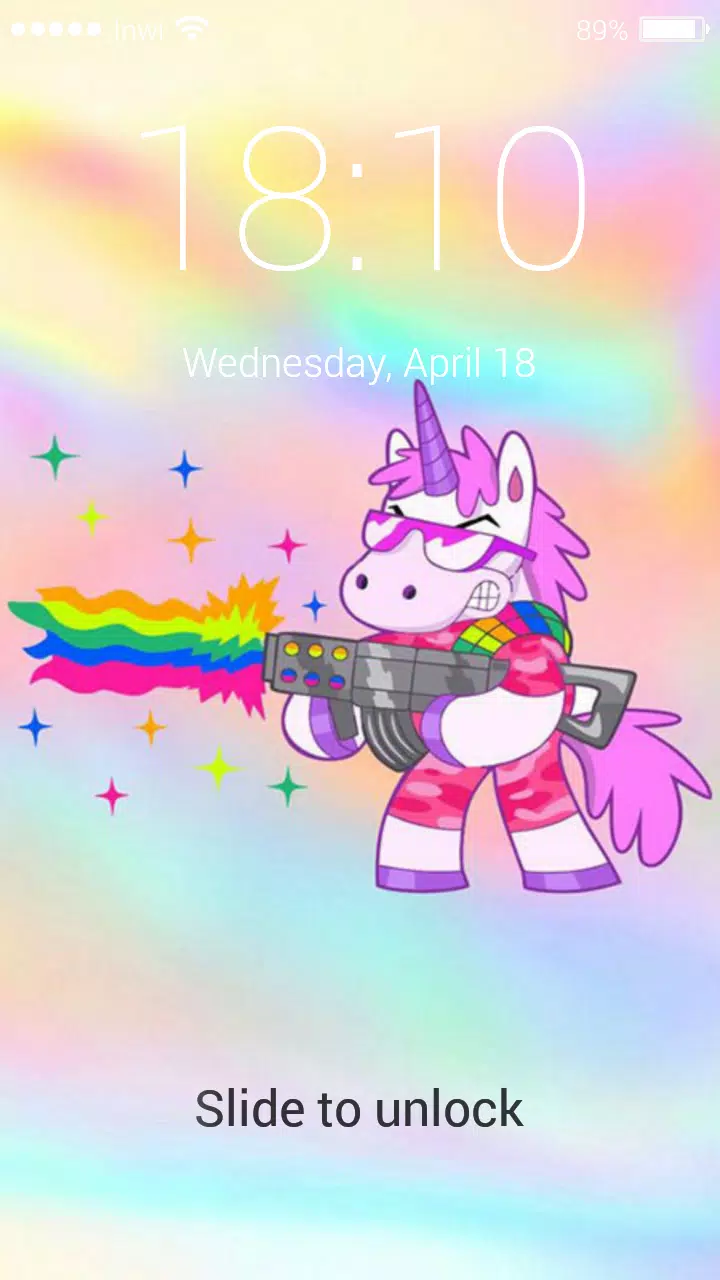 Descarga de APK de Linda Pantalla de bloqueo del unicornio para Android Descarga de APK de Linda Pantalla de bloqueo del unicornio para Android