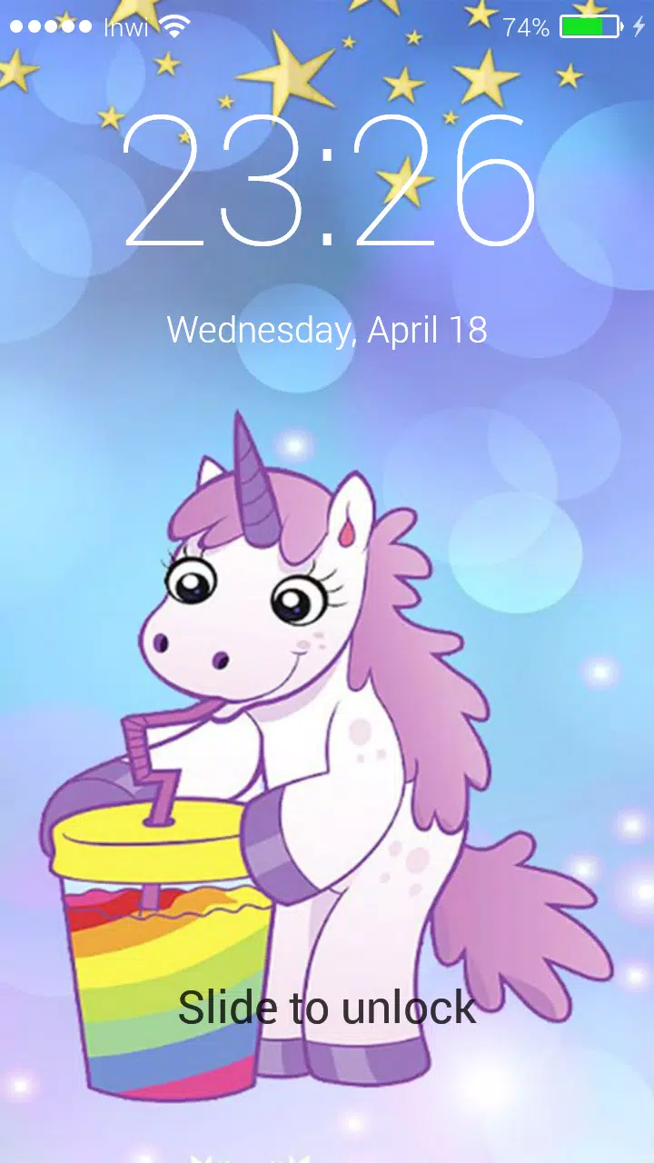 Descarga de APK de Linda Pantalla de bloqueo del unicornio para Android Descarga de APK de Linda Pantalla de bloqueo del unicornio para Android