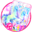 Shiny Cute Galaxy Unicorn Theme