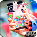 Unicorn On Phone Screen Prank APK
