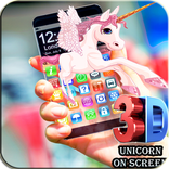 Unicorn On Phone Screen Prank