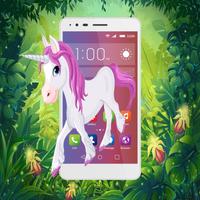 Unicorn On Phone Screen Prank تصوير الشاشة 1