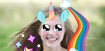 Unicorn Photo Sticker Editor