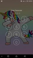 Unicorn password Lock Screen ภาพหน้าจอ 1