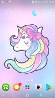 Cute Unicorn backgrounds اسکرین شاٹ 2