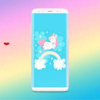 برنامه‌نما Unicorn wallpapers kawaii عکس از صفحه