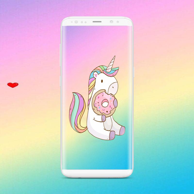Fondo de pantalla de unicornio kawaii for Android - APK Download