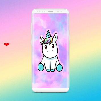Fond D Ecran Licorne Kawaii Pour Android Telechargez L Apk
