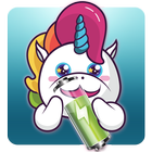 Unicorn Battery Percentage Widget icône