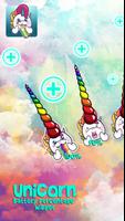 Unicorn Battery Percentage Widget Affiche