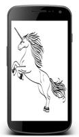 Unicorn Coloring Pages - How To Color Unicorn الملصق