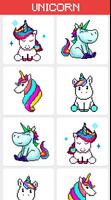 Unicorn color by number - sandbox number coloring 截图 1