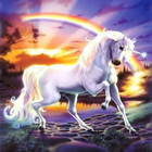 unicorns rainbow LiveWallpaper icône