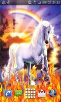 unicorns rainbow LiveWallpaper poster
